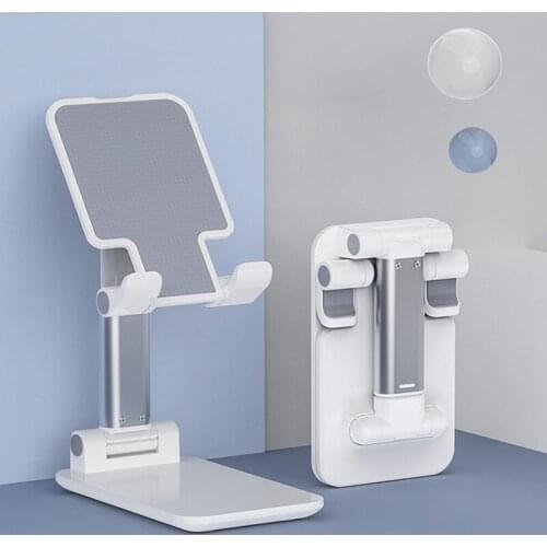 Foldable Desk Desk Tablet Mobile Phone Holder Stand Adjustable Metal Desktop Tablet Holder Fist For Smart Phone Stand Accessory