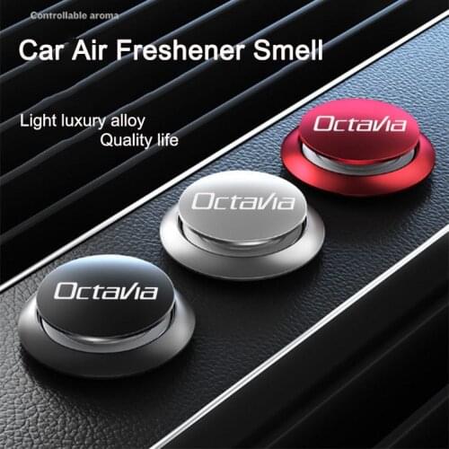 Car Air Freshener Car Perfume Seat Aromatherapy UFO Shape Scent Decor for Skoda OCTAVIA 2 3 A7 VRS MK2 MK3 a5 RS 2013-2020
