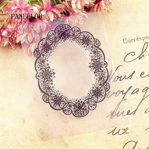 PANFELOU 11x15 Christma Bud silk wreath Transparent Clear Silicone Stamp/Seal DIY scrapbooking/photo album clear stamp sheets