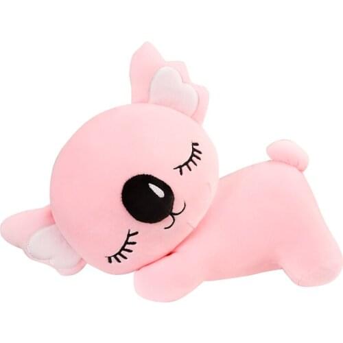 35cm 50cm 60cm Sleeping Koala Lying Animals Pink Grey Plush Stuffed Toy Doll Super Soft Kids Gift