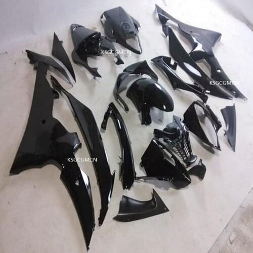 Full Black Motorcycle Fairings Kit For Yamaha YZF R6 2008-2014 09 10 11 12 13 YZF R600 Mold ABS Plastic Injectioning car body
