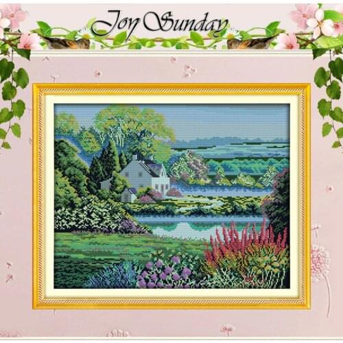 Beautiful Homeland (7) Counted Cross Stitch 11CT 14CT Cross Stitch Set Wholesale Scenery Cross-stitch Kit Embroidery Needlework