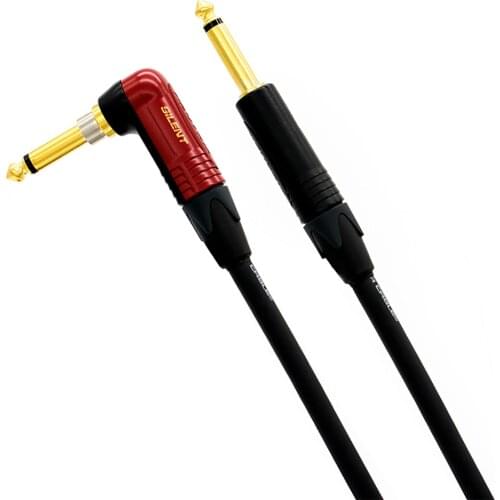 Professional 6.35mm noise reduction electric guitar instrument cable, use mogami flagship cable 3368 neutrik silent plug