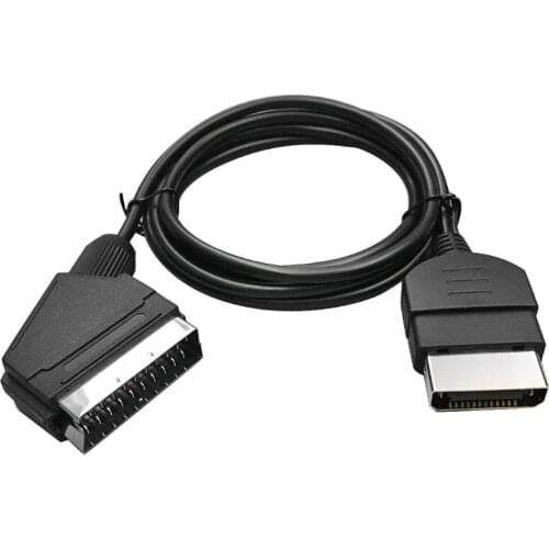 Professional RGB SCART Cable 24Pin to BNC and RCA Adapter Video Gaming, 1.8 Length Use for X Series