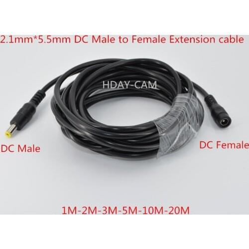 12V DC Extension Cable Wifi Camera Male Female Power Cord Cable 3m 5m 10m IP Camera Extend Wire Power Adapter Video Surveillance