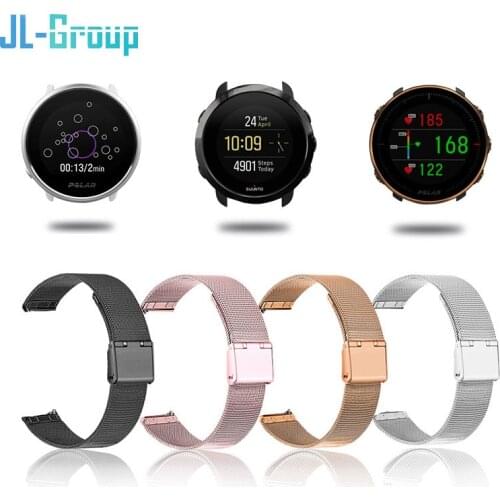 20mm 22mm Watch Strap For Polar Ignite/Vantage M/Suunto 3 Fitness Band Metal Bracelet For Smartwatch Accessories Watchband DW