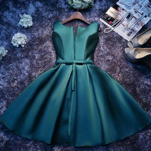Sexy Short Homecoming Dresses Bridal Banquet stain Lace up Party Formal Dress Robe De Soiree