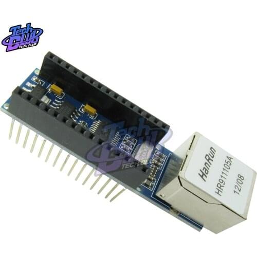 Nano V3 Ethernet Shield ENC28J60 Microchip HR911105A Ethernet Webserver Board Module for Arduino Nano 3.0