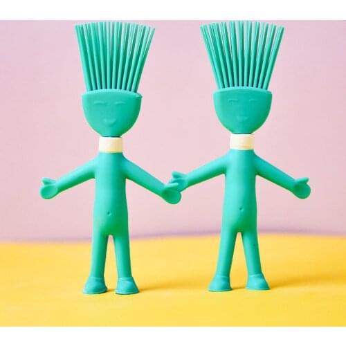 Silicone Basting Brush Heat Resistant Barbecue Basting Brush Food Brush for Kitchen Cooking Baking