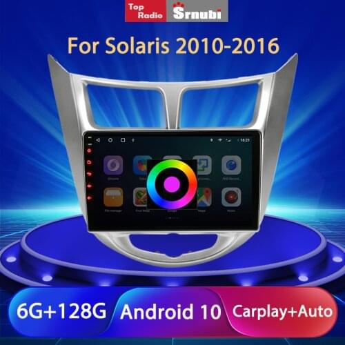 Srnubi Android 10.0 2 Din 4G Wifi Carplay Car Radio for KIA K3 RIO 2011 - 2015 Multimedia Video Player Navigation GPS Stereo DVD