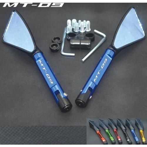 Universal Motorcycle mirror CNC side Rearview For Yamaha MT09 MT-09 FJ09 FZ09