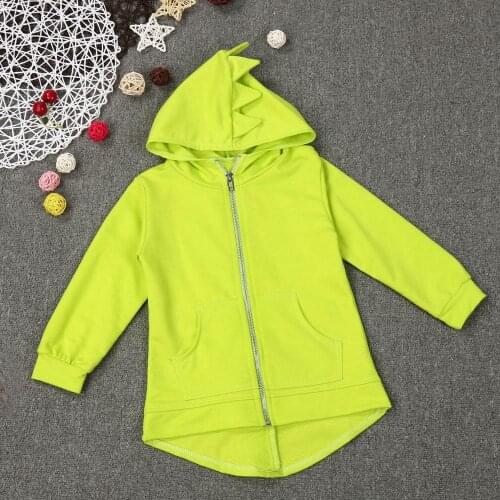 #VW Dinosaur Style Outerwear Jacket Sets Summer Childrens Kid Baby Zipper Coat Hooded Headwear Coat Clothes комплекты одежды