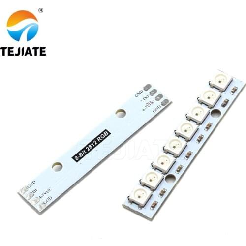 1PCS WS2812B 5050 RGB LED Built In Color Function Drive 8/12Bit Magic Light Development Board Module Lattice Modular Kit