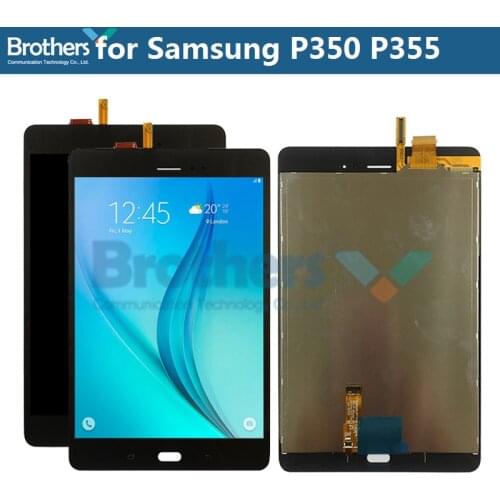 For Samsung GALAXY Tab A 8.0 P350 P355 LCD Display with Touch Screen Digitizer LCD Screen Tablet P355 Panel LCD Assembly Tested