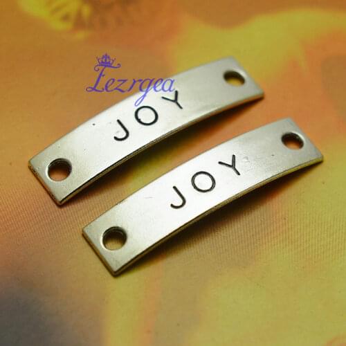 15pcs/lot--42x10mm, Antique silver plated joy connector charms,DIY supplies,Jewelry accessories