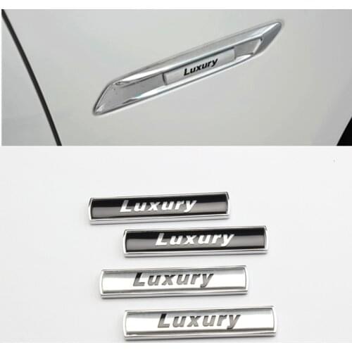 2pcs/set 3D metal Luxury LOGO Refit Car Auto Fender Tailgate Emblem Badge Sticker for BMW E36/E30/E34/E39/E46/E60/E90/F10