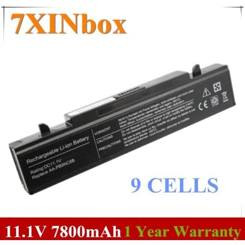 7XINbox 11.1V 7800mAh Laptop Battery For SAMSUNG AA-PB9NC5B AA-PB9NC6W AA-PB9NS6B AA-PL9NC2B AA-PB9NC6B AA-PB9NC6W/E AA-PB9NS6W