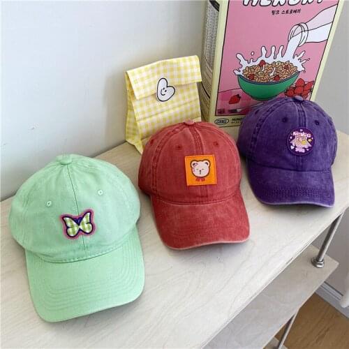 Spring&Summer Unisex Adjustable Baseball Caps Multi Color Ambroidered Cute Cartoon Caps Sun Block Hats Y2K Fashion Accessories