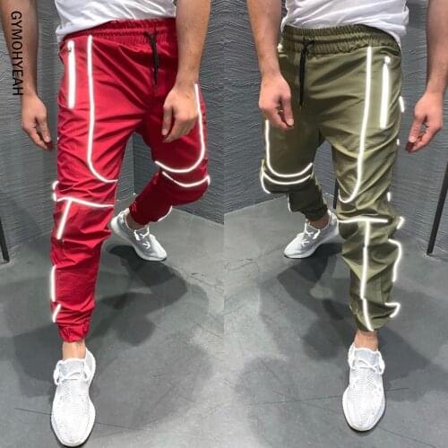 GYMOHYEAH Autumn NEW Streetwear Fitness Pants Men Hip Hop Sweatpants Mens Casual Joggers Unisex Harajuku Joggers Sweatpants