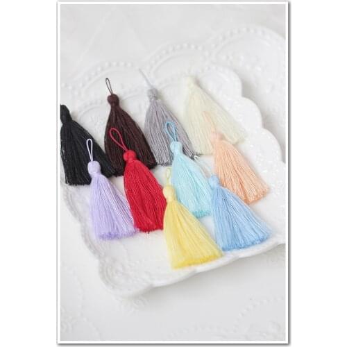 Dailylike Cotton Vintage Polyester Mini Metal Ring Tassel Trim DIY For Sewing Curtains Accessories DIY Home Wedding Decoration