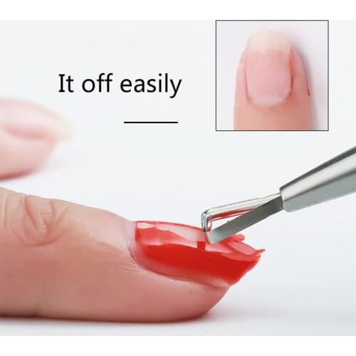 Manicure Resurrection Planing Stainless Steel Easy-to-cut Resurrection Planing UV Polish Tool Manicure gel nail polish remover