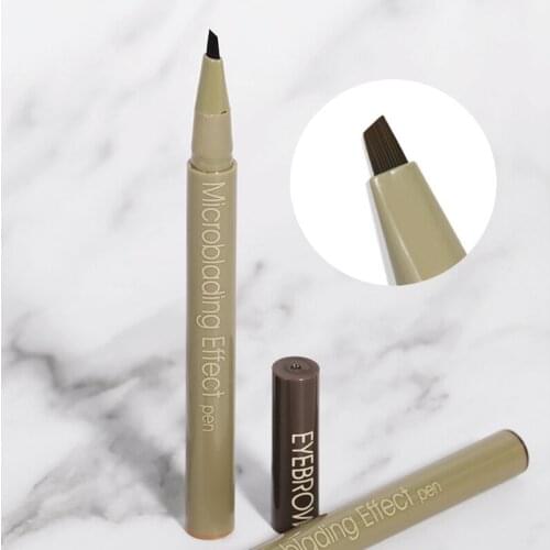 Eyebrow Pencil Soft Hair Brush Long Lasting Waterproof Liquid Microbladings Makeup Tool MH88