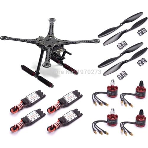 S500 500mm PCB Quadcopter Frame Kit 2212 920KV Brushless Motor 30A Simonk ESC 1045 Propeller