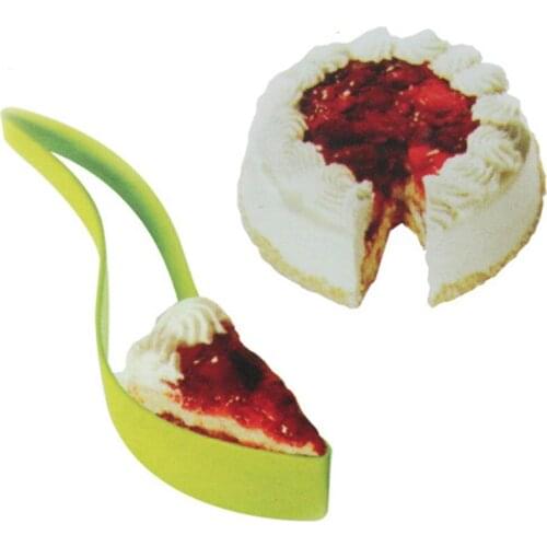 MJ017 Cake Cutting Tools Slice Knife Kitchen Gadget Cake Pie Slicer Sheet Guide Cutter Server Bread Baking Tools