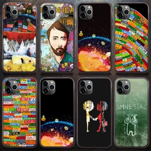 Fashion Radiohead Phone Case for iPhone 8 7 6 6S Plus X 5S SE 2020 XR 11 12 Pro mini pro XS MAX