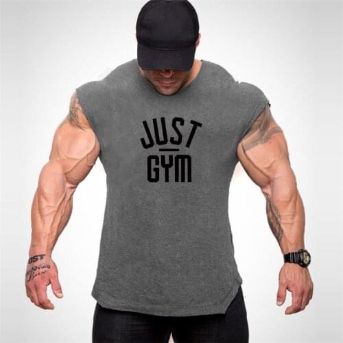 Fitness Mens Clothing Bodybuilding Vest Summer Gym tank top men hip hop streetwear workout Sleeveless shirt tee shirt homme