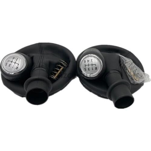 New Car Gear Shift Knob 5 6 Speed Gear Lever Stick Gaiter Boot Cover for VW Transportr T5 T5.1 Gp