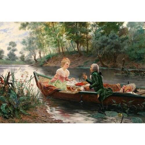 Oneroom Embroidery Counted Cross Stitch Kits Needlework - Crafts 14 ct DMC color DIY Arts Handmade Decor - Winter Romance