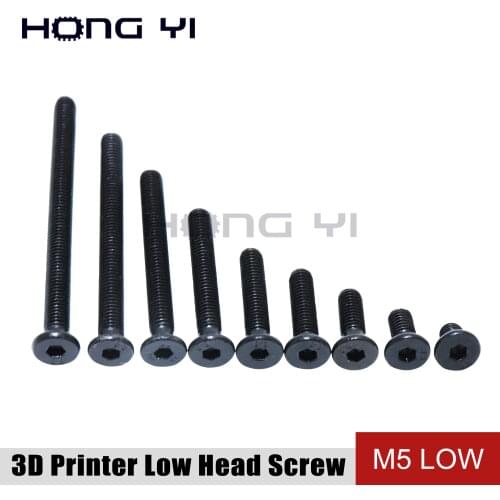 OPENBUILDS 10pcs fine low head screw M5 low profile for 3D printer engraving machine accessories