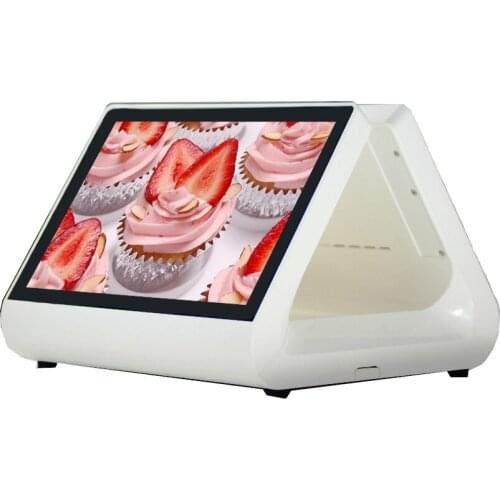 PC WIN7 EPOS dual screen pos terminal hardware high quality retail supermarket pos system capacitive touch screen cash register