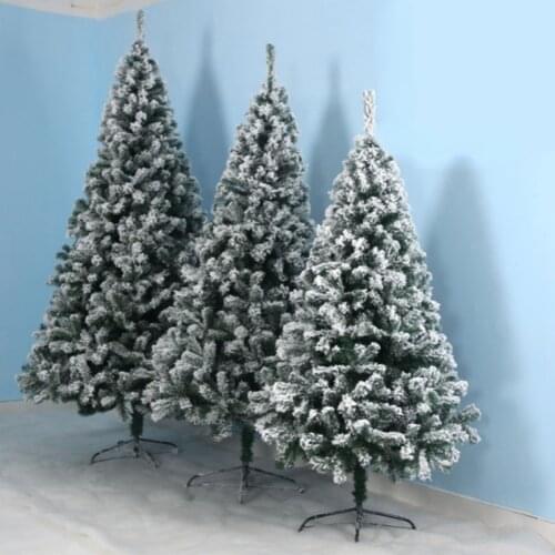 GY Christmas Decoration 1.2 M 1.5 M Snow Pine Falling Snow Ins White Christmas Tree Encryption Simulation Snow Tree Package