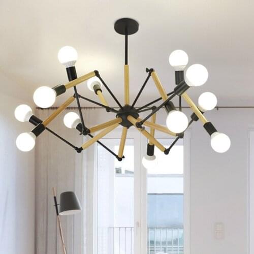 Spider sitting room dining-room lamp bedroom office coffee shop clothing stores industry wind personality droplight
