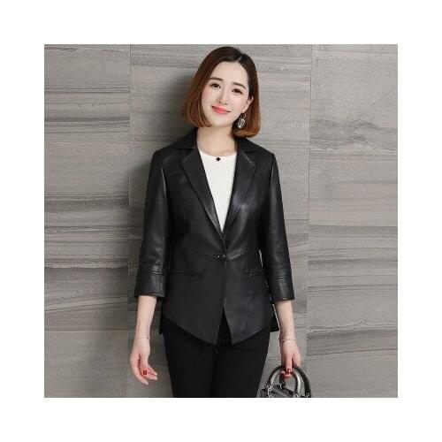 2018 New Fashion Genuine Sheep Leather Jacket H45