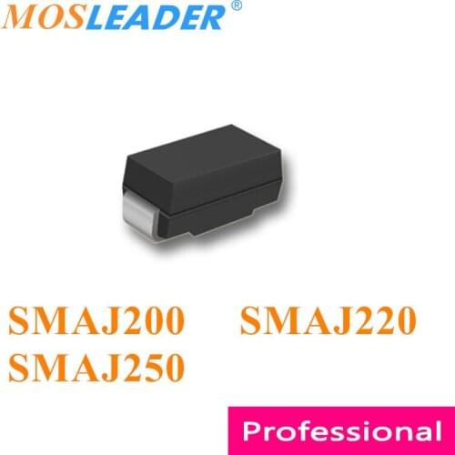 Mosleader 1800pcs SMAJ200 SMAJ220 SMAJ250 SMA TVS SMAJ200A SMAJ220A SMAJ250A DO214AC SMAJ200CA SMAJ220CA SMAJ250CA