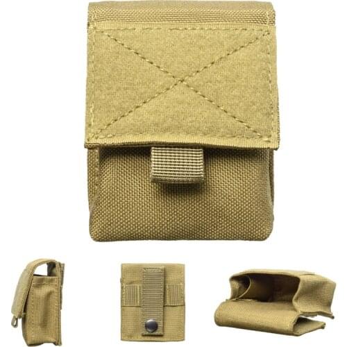Military Molle Pouch Tactical Single Pistol Magazine Pouch Flashlight Sheath Airsoft Hunting Ammo Camo Bags Equipments