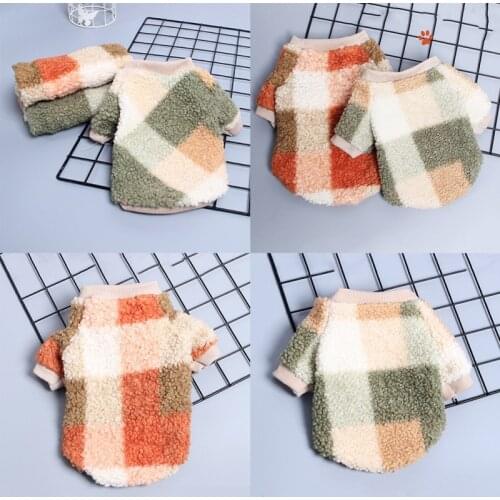 Warm Fleece Dog Vest Coat Puppy Outfit Garment Winter Autumn Dog Clothes Pet Apparel Cat Yorkies Bichon Pomeranian Costume Pet