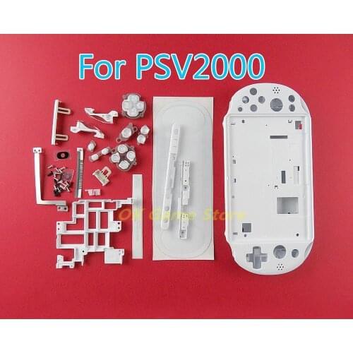 1set Housing Shell Cover For PSV2000 PSV 2000 Full Sets Front Faceplate Case with Buttons Kit for PSVITA 2000 Slim Console