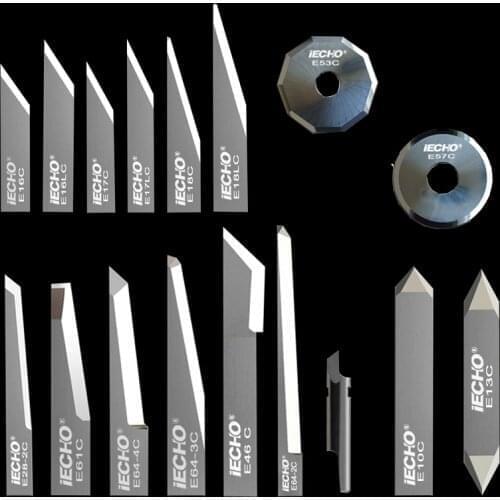 10pc iECHO Vibration Blade Vibrating Knife for CNC Digital Cutting Machine E E13 E16 E17 E18 E21 E26 E28 E42 E46 E50 E55 E58 E64