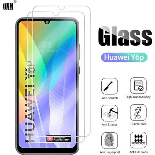 3 Pieces Y6P Tempered Glass For Huawei Y6p Screen Protector For Huawei Y6p 6.3 Protective Glass Film