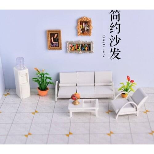 5sets/Lot 1:25 Architecture Miniature Furniture Sofa In Ho Train Layout And Kits Toy