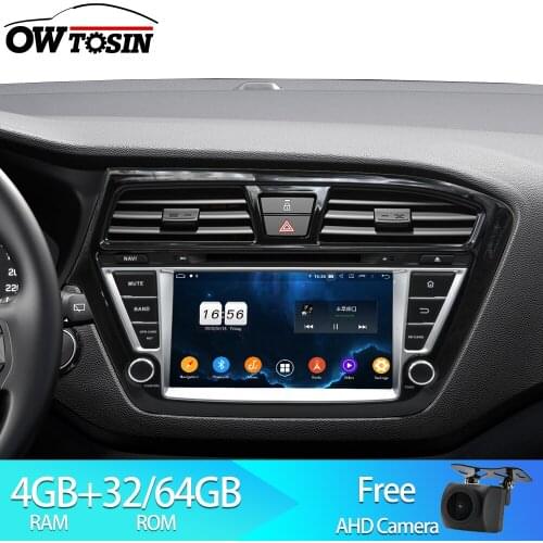 Owtosin 2 din Android 9.0 Car DVD Radio For Hyundai I20 2014 2015 2016 2017 2018 Car GPS Navigation Autoradio 4GB RAM 32GB ROM