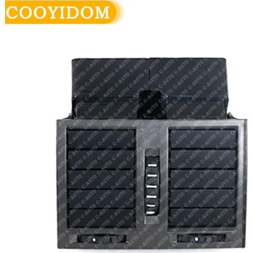 Car 3BD819203 Black Center Console Rear A/C Air Vent Air Conditioning Outlet Vent For VW Passat B5 2006 2007-2009 3BD 819 203