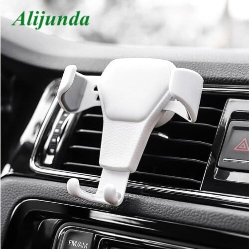 Gravity Reaction Car Mobile phone holder Clip type air vent monut GPS car phone holder for iPhone 8 7 6 6s Plus Samsung S7 S8