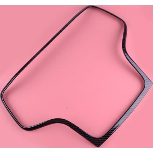 Beler ABS Carbon Fiber Style Dashboard GPS Navigation Cover Trim Fit for Jeep Grand Cherokee 2014 2015 2016 2017 2018