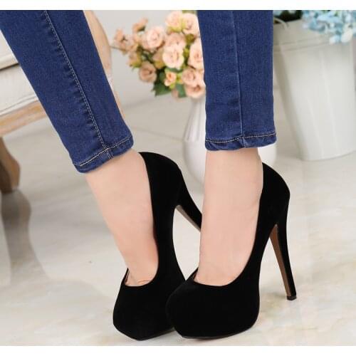 Замшевые туфли-лодочки De La Chance China At AliExpress