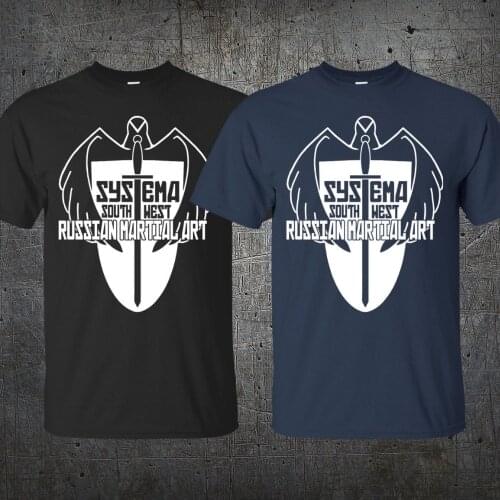 New Fashion T Shirt Graphic Letter Systema South West Russian Martial Art Hand to Hand Combat T-shirt Size S to 3XL T shirt